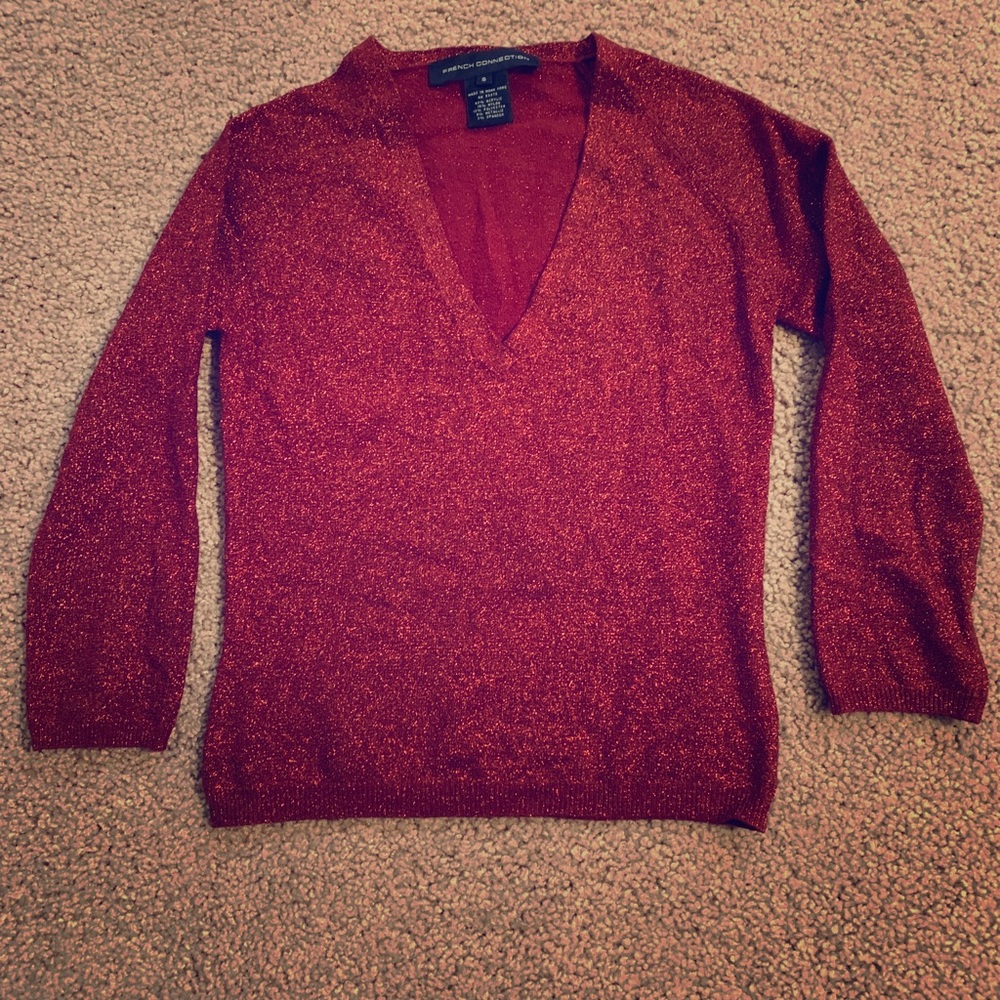 French Connection 3/4 length sleeves sweater